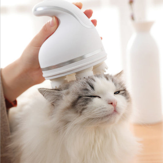: Pet Head Massager Electric Multifunctional – Stress Relief Grooming for Dogs & Cats)